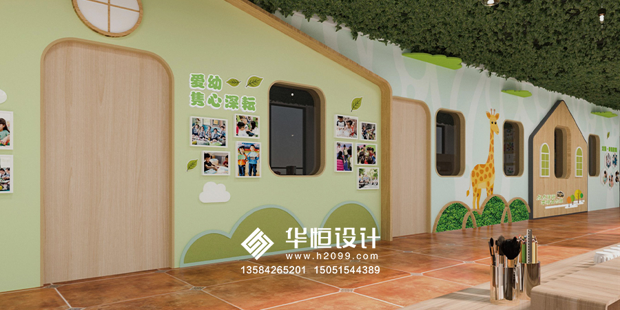 隽朗幼儿园校园文化布置